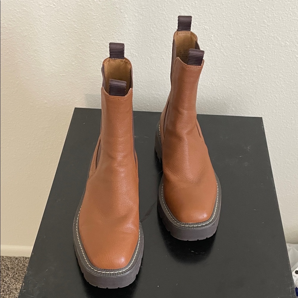 Sam Edelman Real Leather Men’s Brown Chukka Boots Sz 6.5. - Picture 6 of 9